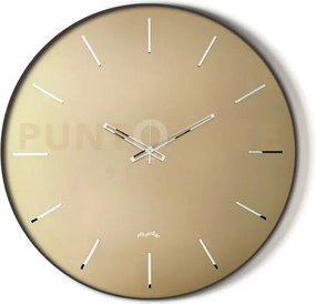 Orologio da parete giotto 60 nero,velour luxe bronzo