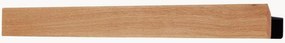 Mensola componibile da parete in legno di quercia Flex, magnetica