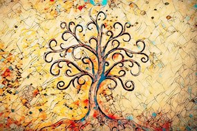 Quadro su tela – Simbolo dell'albero della vita