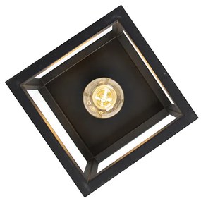 Lampada da soffitto industriale intelligente nera con WiFi A60 - Cage