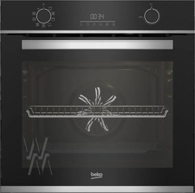 Beko BBIE13301XFP Beyond b300 - Forno da incasso elettrico multifunzione, 66 L, Classe A, pirolitico, 9 funzioni, Acciaio inox