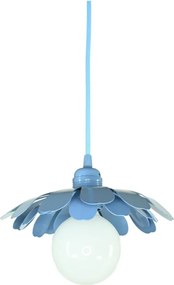 Bohemia-Design - Sospensione a cavo 1xE27/60W/230V blu
