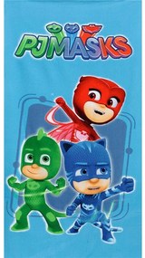 Telo Mare PjMasks 70x140 cm  Colore Azzurro, Dimensioni e Misure cm 70x140