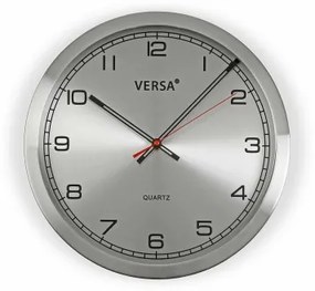 Orologio da Parete Versa Alluminio (4,1 x 25 x 25 cm)