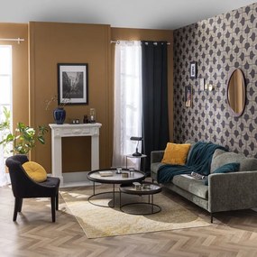 Tappeto Sand INSPIRE in poliestere giallo L 230 x L 160 cm