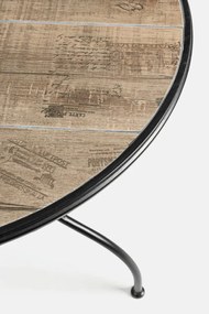 Set Tavolo e Sedie in Ferro e Ceramica Mosaico Kansas – 3 Pezzi