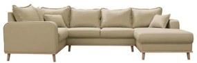 Divano angolare beige (angolo destro) Beata - Ropez