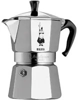 Bialetti Moka express con fascia in alluminio argento 6 Tazze