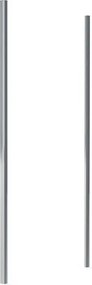 Lato fisso per box doccia Slimline L 90 x H 195cm, Sp. 6 mm vetro vetro senza finitura / trasparente profilo in alluminio argento anodizzato