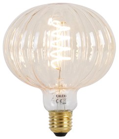 Lampadina LED dimmerabile E27 G125 ambra 4W 200lm 2000K