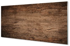 Pannello paraschizzi cucina Struttura in venature del legno 100x50 cm