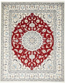 Nain Tappeto 200 x 250 Rosso (Iran) Annodato A Mano