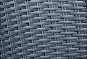 Sedia Da Giardino Impilabile Con Braccioli In Resina Effetto Intrecciato Bella Keter Graphite