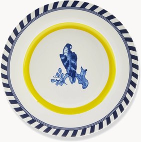 Set di 2 piatti piani Bird Patterned