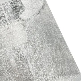 Lampadario a catena ROSA 3xE27/60W/230V nero/grigio