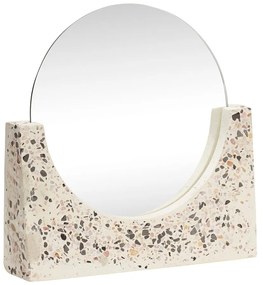 Specchio cosmetico ø 17 cm Terrazzo - Hübsch