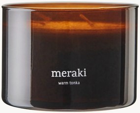 Candela profumata a tre stoppini Warm Tonka (pompelmo, rosa, ambra)