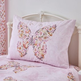 Biancheria da letto singola per bambini 135x200 cm Enchanted Butterfly - Catherine Lansfield