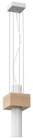 Lampadario a sospensione con filo WEST 1xGU10/25W/230V bianco