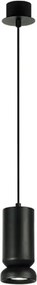 Lampada a sospensione D8,5 cm LILIUM in alluminio verniciato a polvere Nero