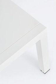 Set di mobili da giardino bianco in alluminio per 4 persone Harley – Bizzotto