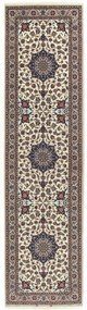 Isfahan Tappeto 300 x 80 (Iran) Annodato A Mano