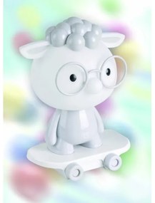 Lampada notturna LED dimmerabile per bambini LED/2,5W/230V peccora grigia