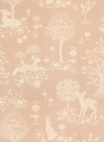 Majvillan Carta da parati Summer Fields - Dusty Pink