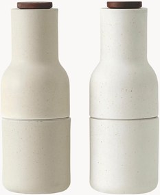 Set saliera e pepiera di design con coperchio in legno di noce Bottle Grinder 2 pz