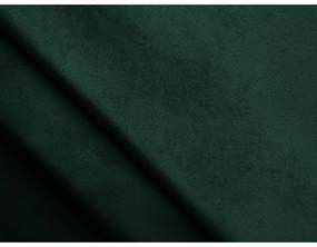 Letto matrimoniale imbottito verde scuro in velluto con contenitore con rete inclusa 140x200 cm Hiko – Makamii