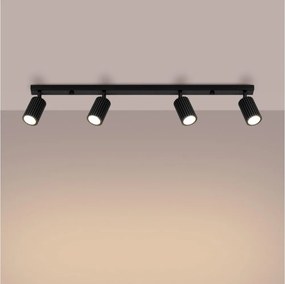 Brilagi - Faretto LED CRESTO 4xGU10/10W/230V nero