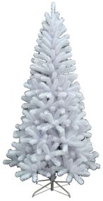 Albero di Natale artificiale innevato Alaska bianco H 180 cm