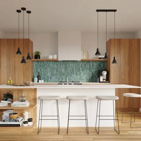 Sollux SL.0985 -  Lampadario su filo TALEJA 1xE27/60W/230V nero