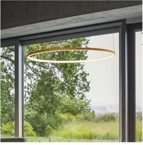 Ideal Lux - Lampadario LED a sospensione su cavo ORACLE SLIM LED/29W/230V CRI 90 Ø 50 cm finitura dorata