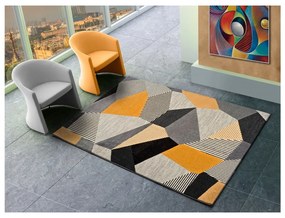 Tappeto arancione e grigio , 80 x 150 cm Gladys Sarro - Universal