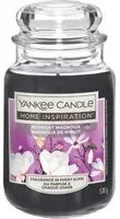 Midnight Magnolia, candela in giara grande Yankee Candle