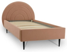 Letto rosa per bambini con contenitore 120x200 cm Rainbow - Scandic