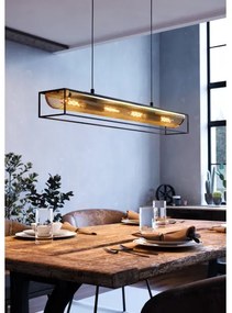 Eglo 43788 - Lampadario a sospensione con filo NOHALES 4xE27/40W/230V