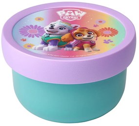 Scatola per la merenda dei bambini con forchetta Paw patrol girls - Mepal