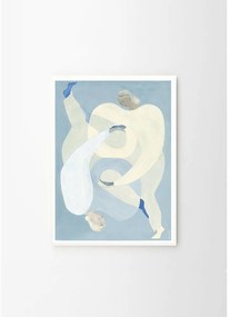 Poster 70x100 cm Hold You - Blue – Sofia Lind – The Poster Club