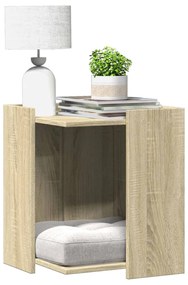 Recinto Lettiera Gatti Rovere Sonoma 60x40x40 Cm İn Truciolato /