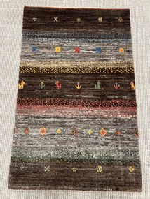 Gabbeh Tappeto persiano 80x50 Blu (Iran) Annodato A Mano