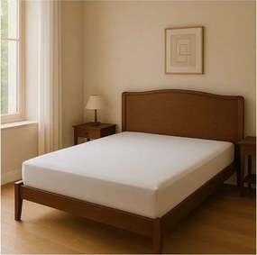 Lenzuolo con angoli bianco in cotone renforcé 200x140 cm Ranforce – Mila Home Luxury