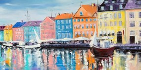 Quadro su tela – Dipinto a olio di Venezia