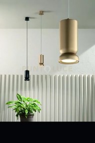 Sospensione lilium oro 1 luce attacco gu10 d.8,5x17cm