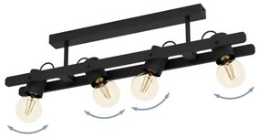 Eglo 43847 - Faretto PLIMSOLL 4xE27/15W/230V