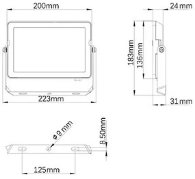 Philips - Proiettore LED da esterno PROJECTLINE LED/50W/230V IP65 3000K