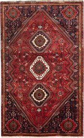 Shiraz Tappeto persiano 170x270 Rosso (Iran) Annodato A Mano