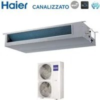 Climatizzatore Condizionatore Haier Inverter Canalizzato Canalizzabile Media Prevalenza 60000 Btu AD160S2SM3FA Trifase R-32 Wi-Fi Optional Telecomando Infrarossi Haier YR-HRS01 + Ricevente RE-02