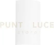 Applique a parete pantheon in gesso 2 luci attacco e27 33x18,4x13cm...